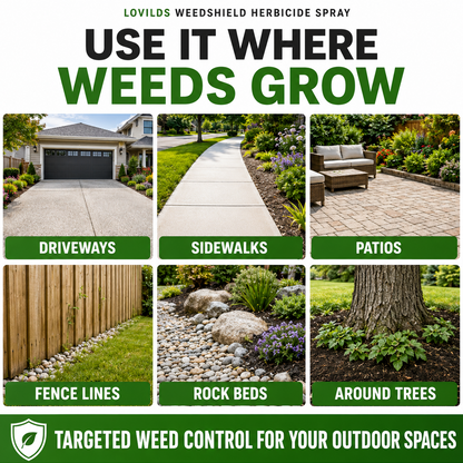 🌿 LOVILDS Fast-Acting Weed Control Spray 🔥