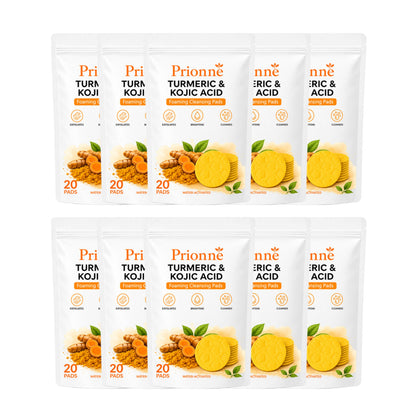 Prionne™ Turmeric + Kojic Acid Cleansing Pads