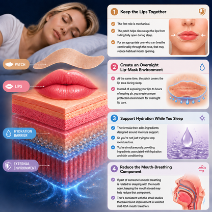 NESLEMY ✨Hydrating Collagen Mouth Tape👄