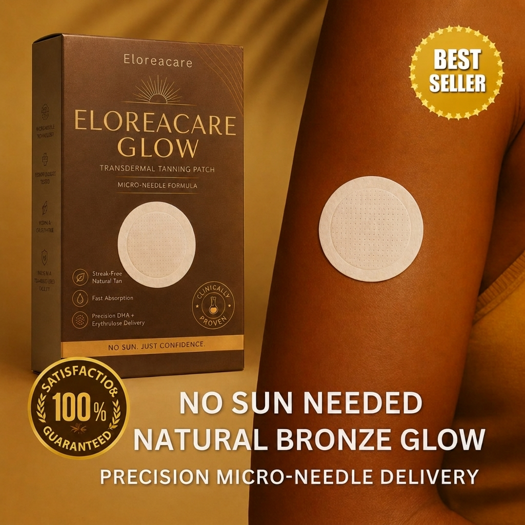 ✨Eloreacare® Transdermal Tanning Patch ⚡ No Sun, No Streaks, Just a Natural Bronze Glow 🌞