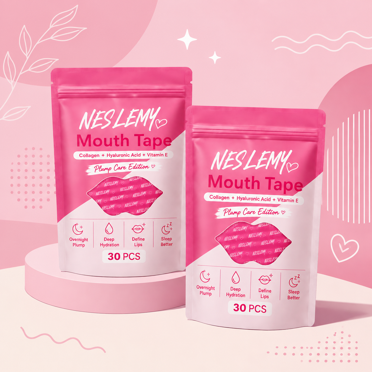 NESLEMY ✨Hydrating Collagen Mouth Tape👄